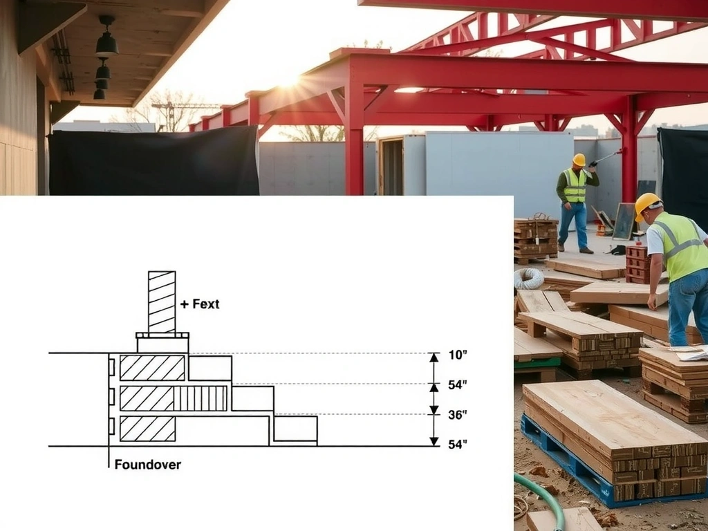 Diagrama de cimentación escalonada