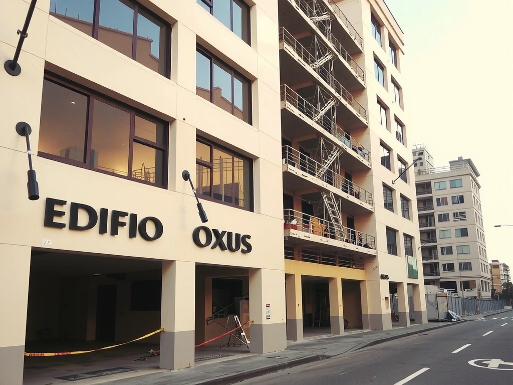 Acceso al Edificio Oxus